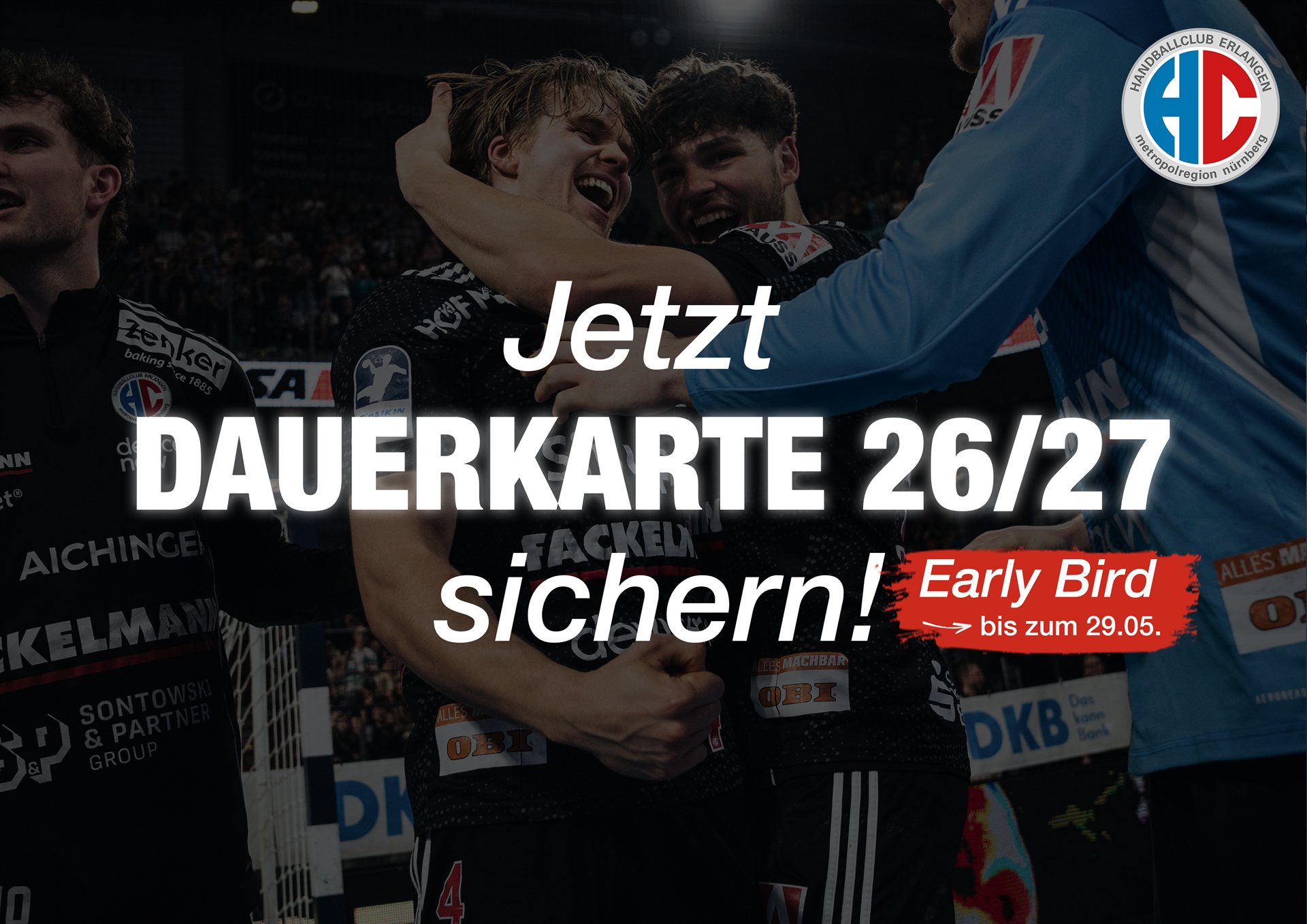 Bis zu 135 Euro sparen! – Jetzt Dauerkarte für die Saison 2026/2027 sichern!