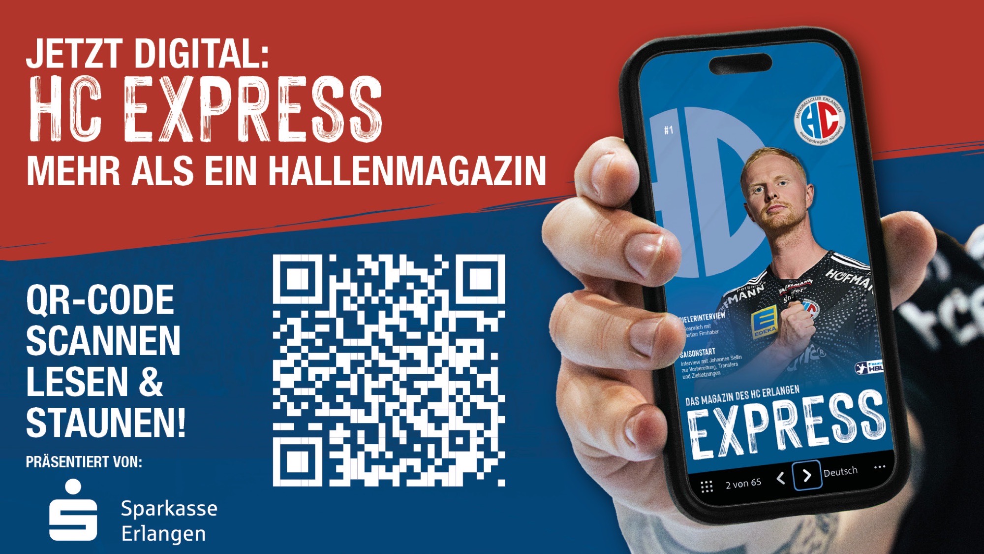 Jetzt digital: HC Express - Mehr als ein Spieltagsmagazin!