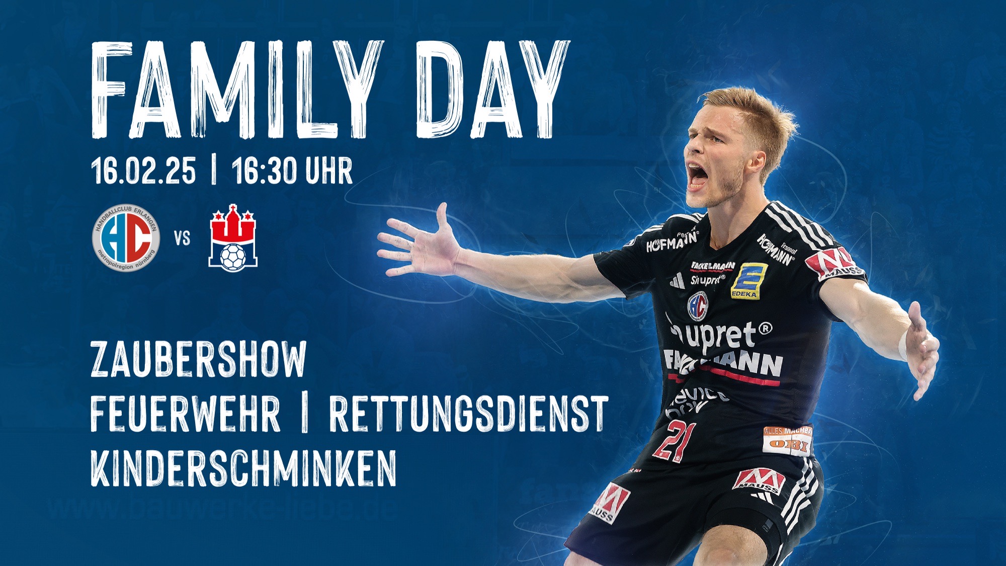 Erlebt den Family Day mit dem HC Erlangen – Ein unvergessliches Erlebnis für die ganze Familie!