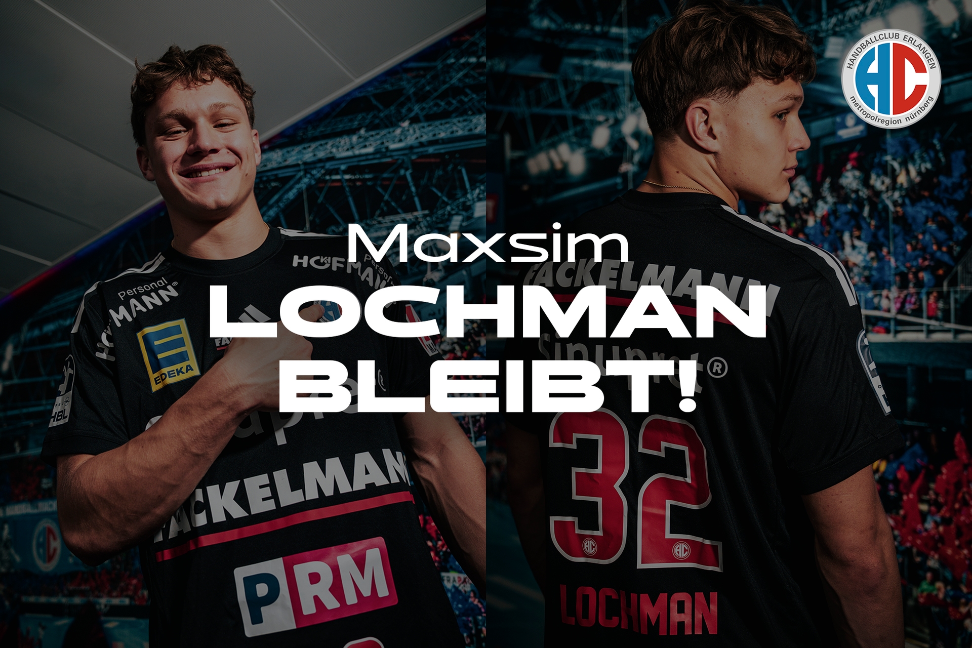 HC Erlangen verlängert vorzeitig mit Maxsim Lochman