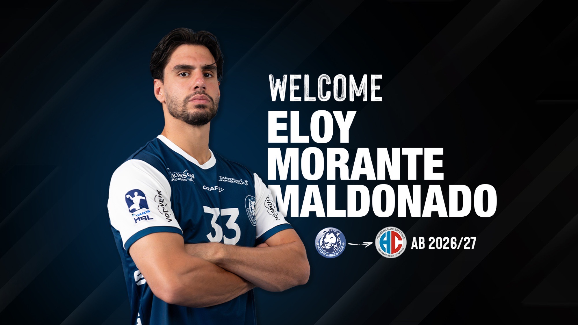 HC Erlangen verpflichtet Morante Maldonado