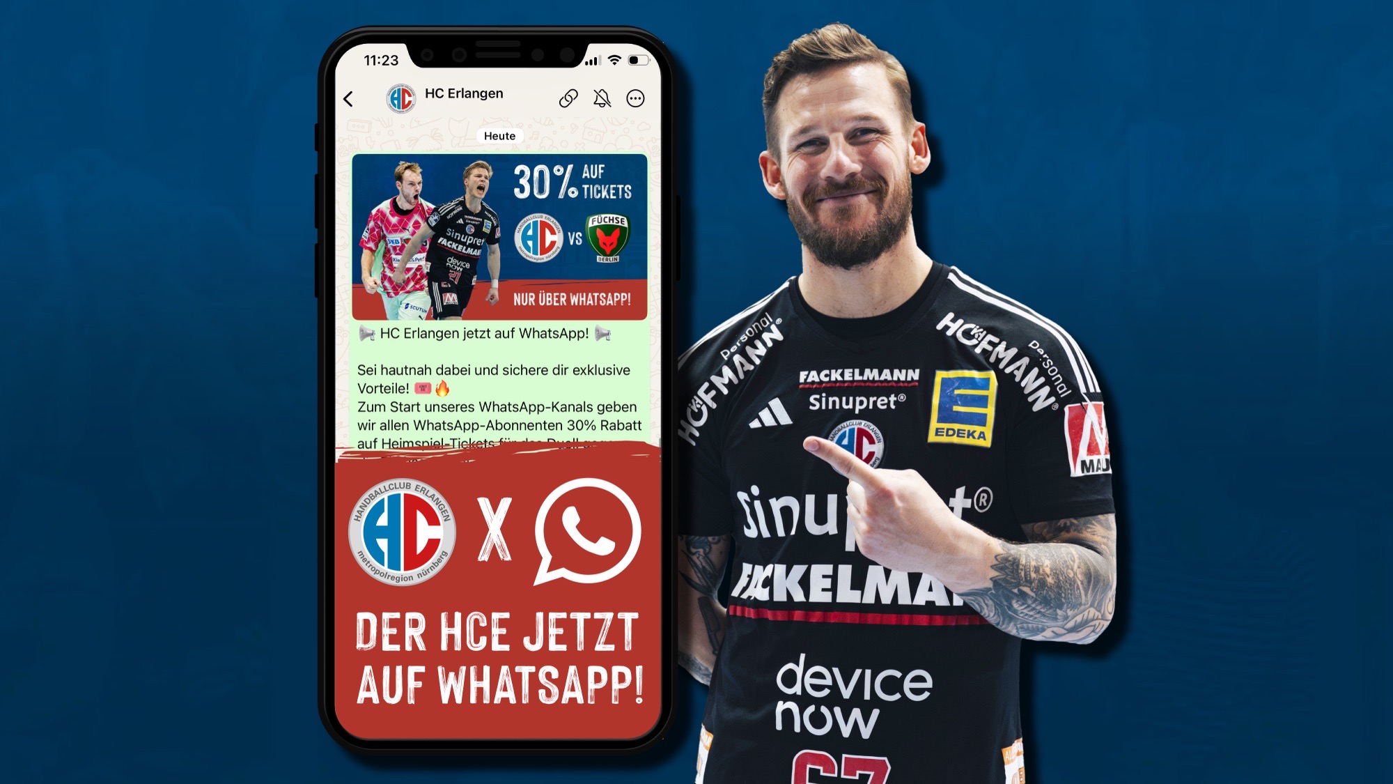 Der HCE WhatsApp-Channel ist da
