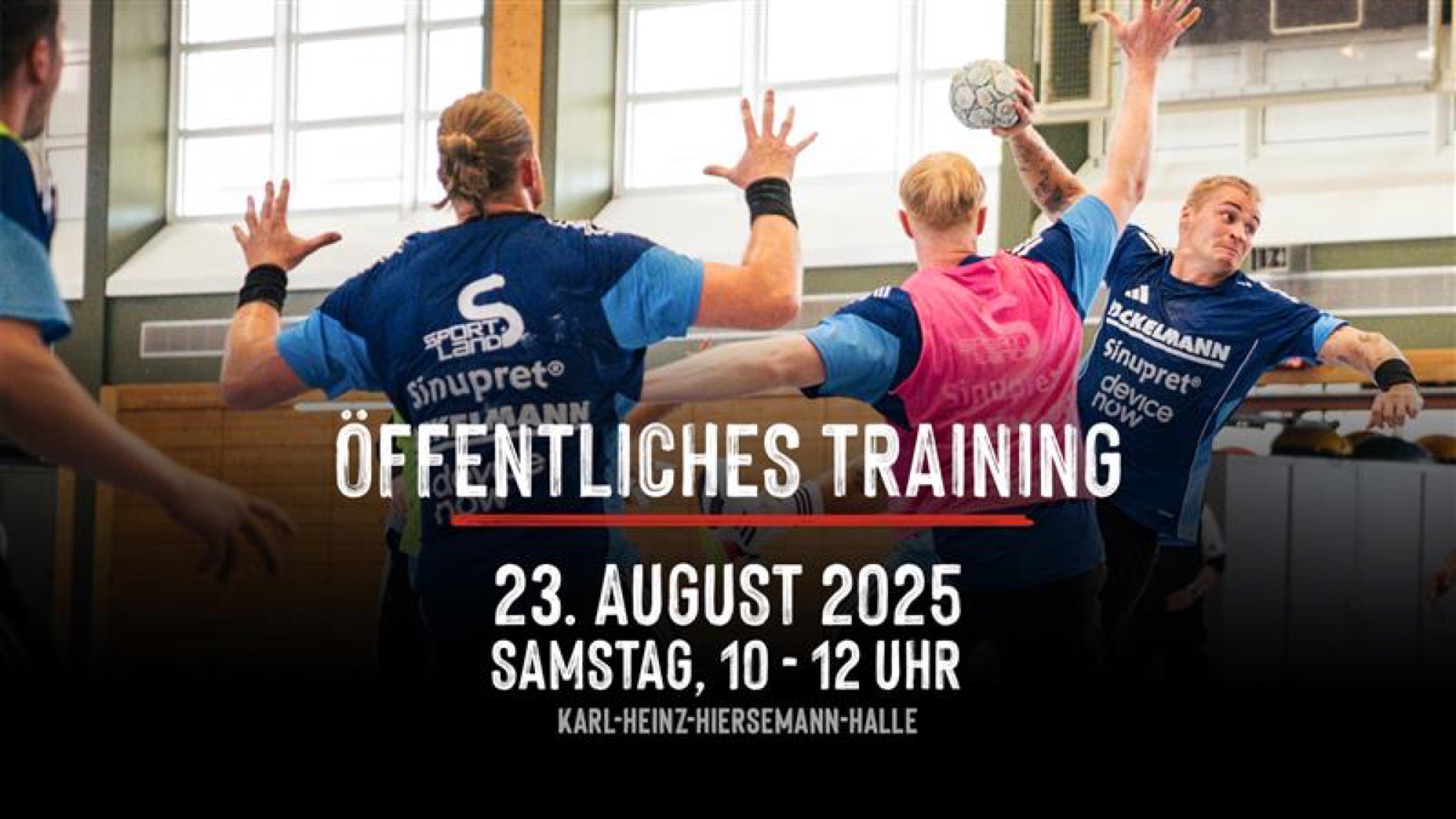 Offenes Training des HC Erlangen – Gemeinsam stark in die neue Saison!
