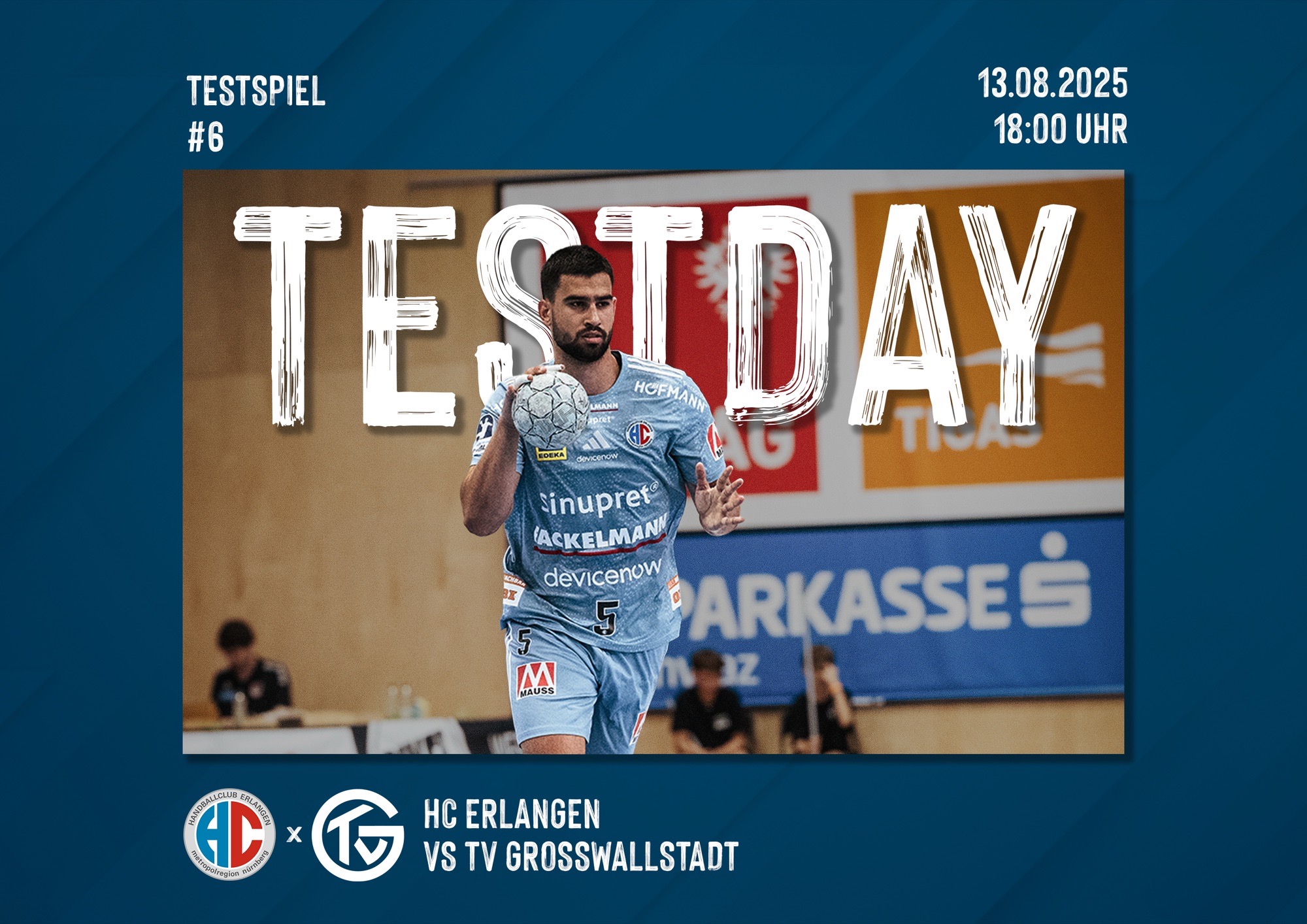 Testspiel gegen TV Großwallstadt findet statt