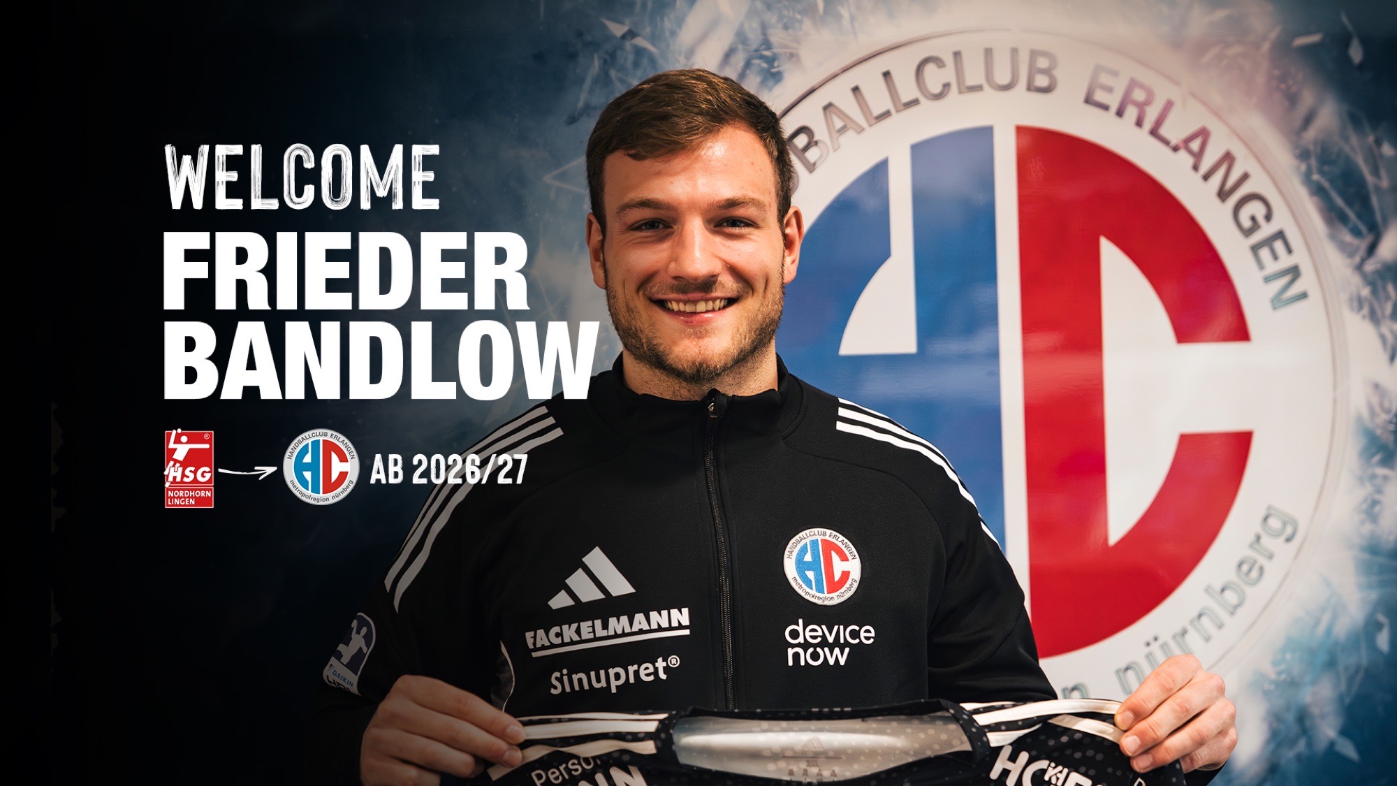 Frieder Bandlow wechselt zum HC Erlangen