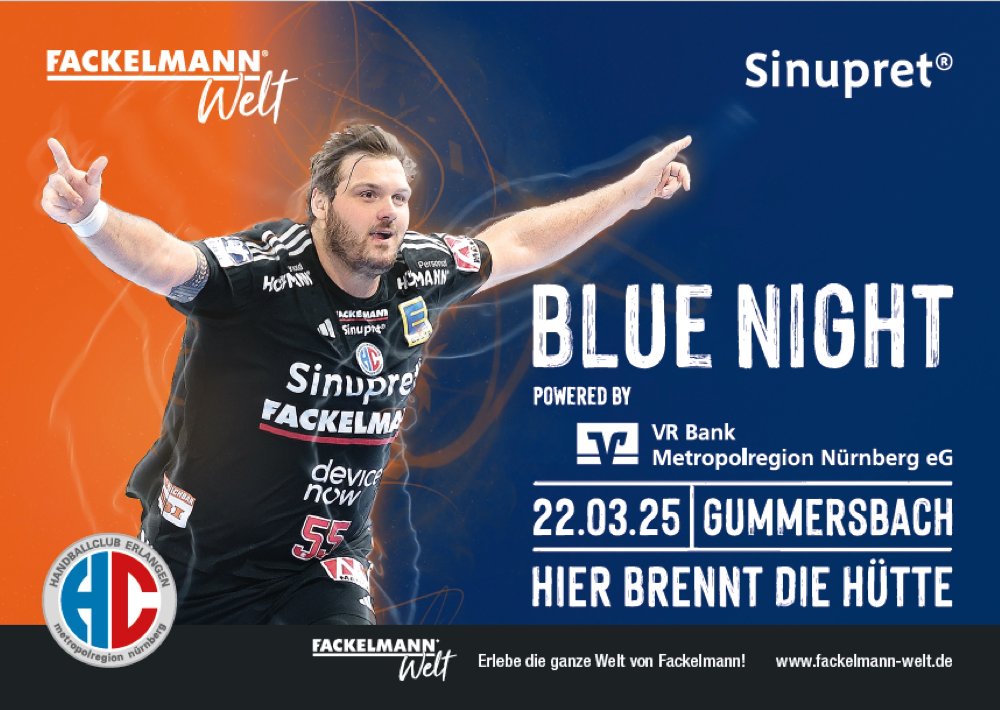 Blue Night beim HCE – Alle in Blau