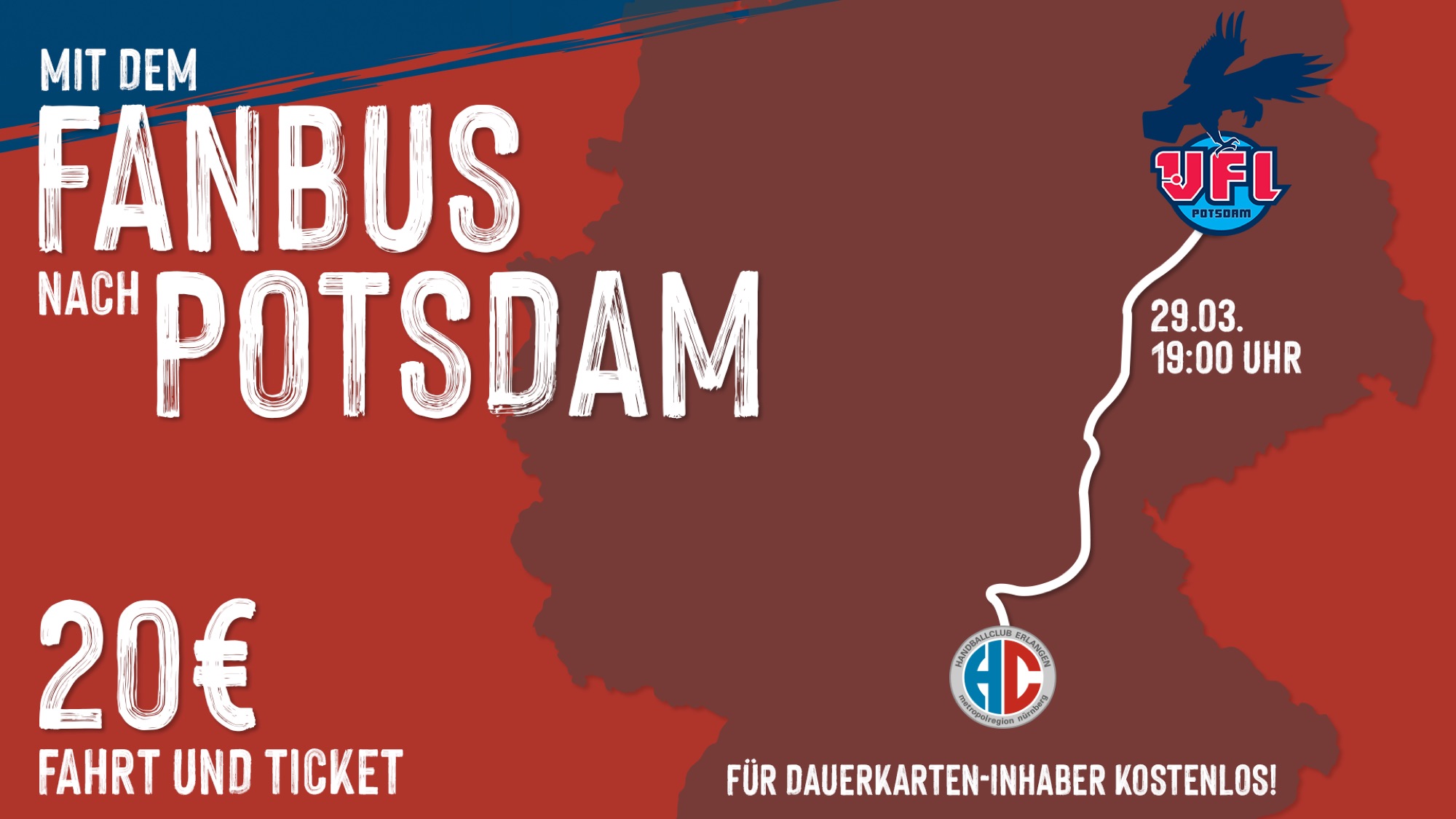 Auswährtsfahrt zum 1. VfL Potsdam